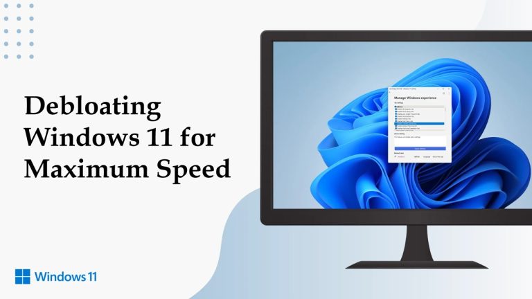 Windows 11 Debloat Guide Boost Speed and Performance